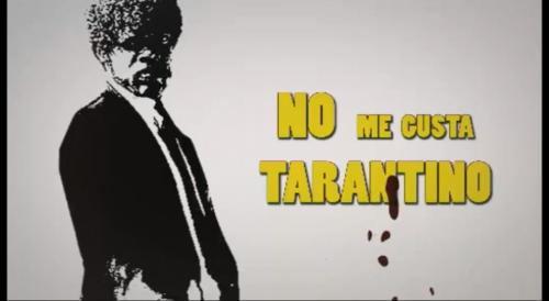Cabeceira da obra ' No me gusta Tarantino'