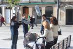 Alumnos de Escola de imaxe e Son durante as actividades realizadas no San Froilán